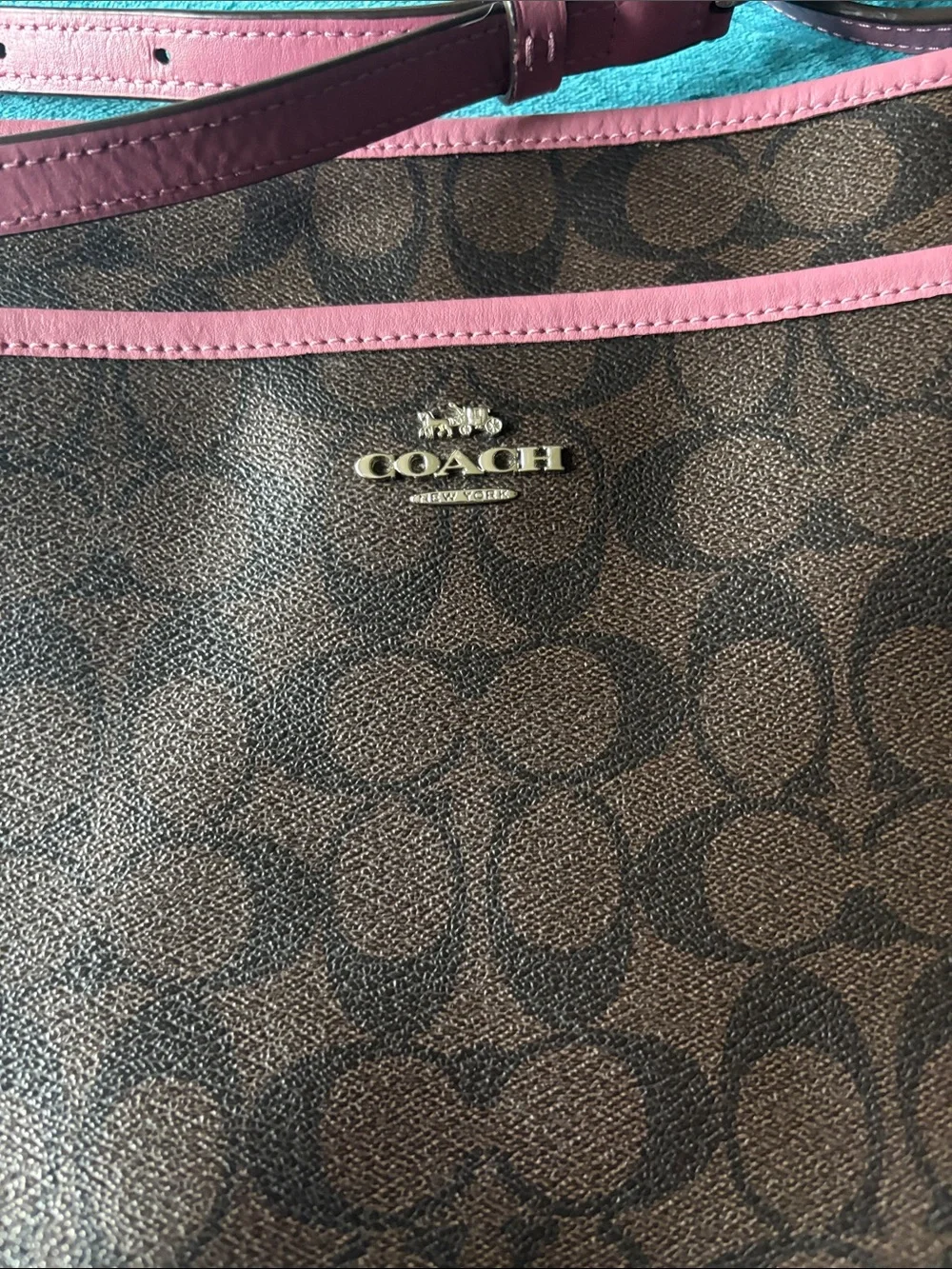 Coach Signature File Crossbody Bag - Picture 2 of 12